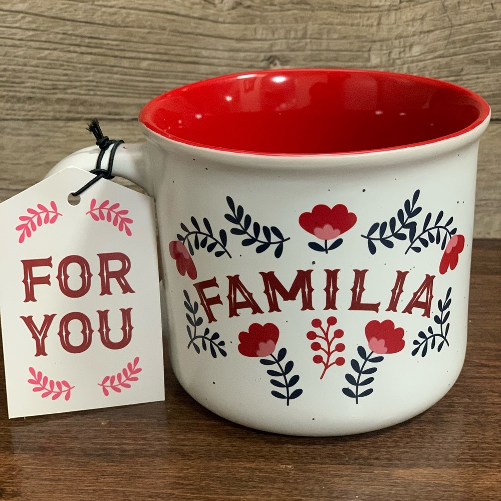 Super Cute 🥰 Familia  Rustic Mug - NEW